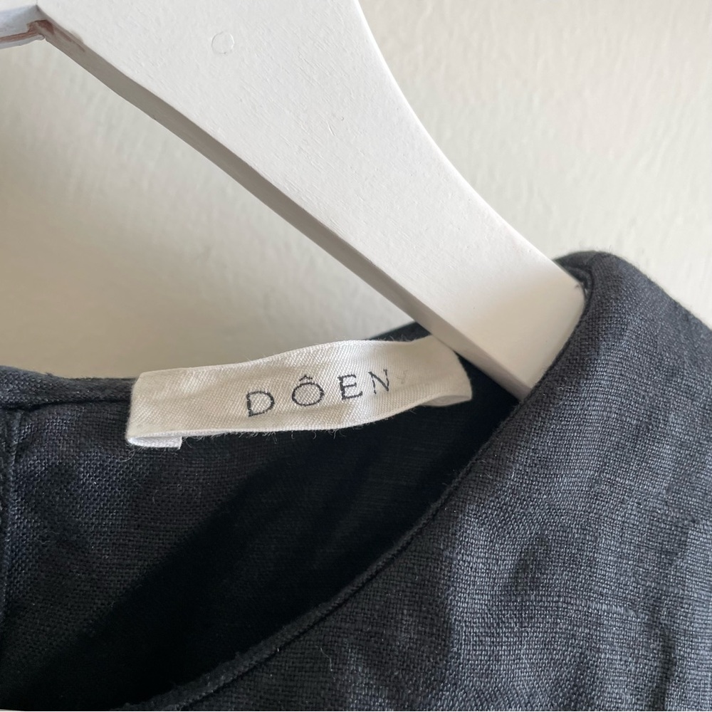 Doen Monroe Linen Sailor Mini Dress size 6 - Picture 9 of 13